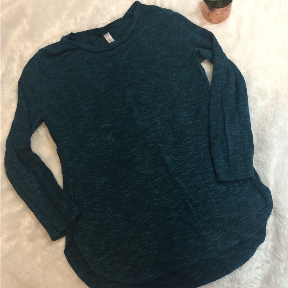 Girls Xhilaration long sleeve blue top